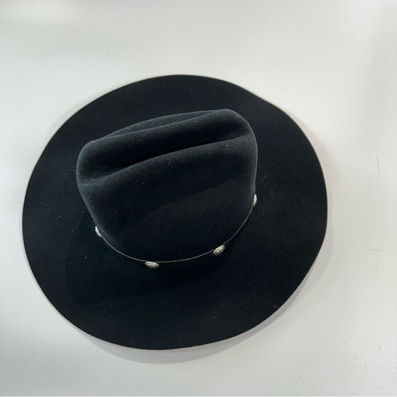 Rodeo Festival Western Black Wool Felt Hat With Concho Band main image 9
